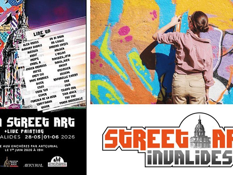 Affiche de l’exposition Street Art aux Invalides